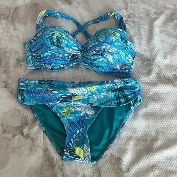 Bleu Rod Beattie Paradise Found Underwire Molded Bikini Set - Picture 6 of 13